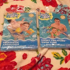 Bestway H2O GO! Kids Inflatable Armbands  and swim tube bundle new